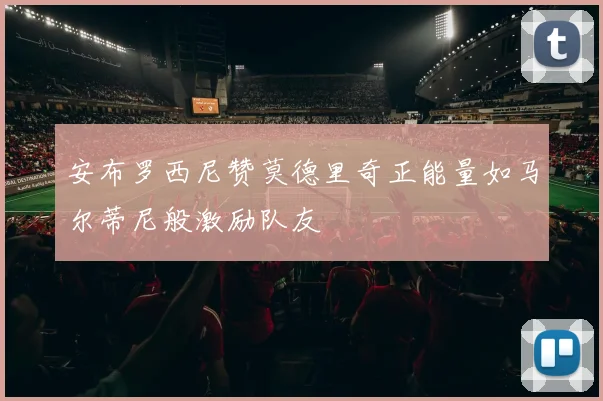 安布罗西尼赞莫德里奇正能量如马尔蒂尼般激励队友
